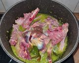 Foto langkah ke 6 dari resep Itiak Lado Mudo Koto Gadang, Sumbar (Bebek Sambal Hijau).