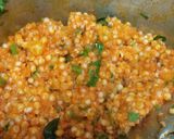 A picture of step 4 of Sabudana khichdi for fasting (soap grains polenta).
