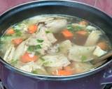 Sup Ayam Kembang Tahu langkah memasak 4 foto