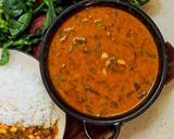 A picture of step 7 of Black eye-pea Malabar Spinach Curry (No oil).