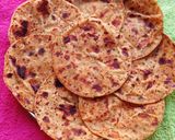 A picture of step 4 of Rolled Gold - Paneer Potato Paratha (with Rajma Curry).