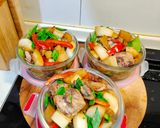 簡單便當菜~~低醣雞肉彩椒炒大黃瓜的食譜步驟4照片