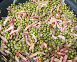 Foto del paso 2 de la receta: Guisantes con bacon