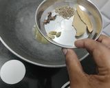 A picture of step 8 of Methi Matar Malai.
