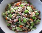 A picture of step 3 of Edamame Mixed Beans Salad.
