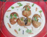 A picture of step 5 of Farali kofta in white gravy (no onion, no garlic) (Vrat Special).
