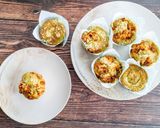Une image de l'étape 5 de Muffins au pesto et Skyr.