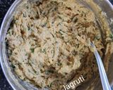A picture of step 2 of Dudhi or Bottle Gourd Pakoda (Dudhi na Bhajiya).