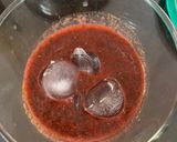 A picture of step 3 of Strawberry Mint And Ginger Spritzer.