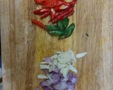 Foto langkah ke 1 dari resep 5. Sayur Sawi Teri Medan.