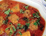 A picture of step 4 of Lauki k kofte.