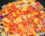 Téli tojásos lecsó recept fázis 2 fotója