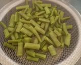 A picture of step 2 of Garlic Cluster beans.
