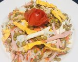 Foto del paso 3 de la receta: Ensalada con Pechuga de Pavo, lentenjas, arroz!🍚🍽👌