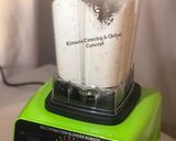 A picture of step 4 of Apple smoothie.