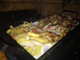 Conejo a la plancha con Verduras