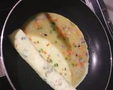 A picture of step 7 of Rolled vegetable omelette and potato fries.