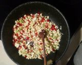 VEGÁN kapros, tejszínes cukkini ragu gluténmentes tésztával recept fázis 4 fotója