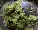 A picture of step 4 of Matcha Mochi Moon Cake.
