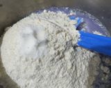 Foto langkah ke 1 dari resep Country Loaf Sourdough Bunga Telang.