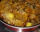 A picture of step 6 of Mutton biryani.