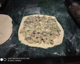 A picture of step 4 of Aloo Parantha in Square shape.