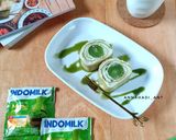 Foto langkah ke 8 dari resep Matcha Crepe Roll Cake.
