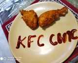 A picture of step 7 of KFC style fried chicken drumstick.