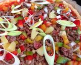 Hình bước làm 2 của món Bánh Pizza