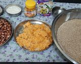 A picture of step 3 of Seasome seeds (till) peanuts jaggery chikki(till gud chikki).