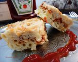 Foto langkah ke 5 dari resep Macaroni Saus Daging n Bechamel.