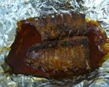 A picture of step 5 of Lee's Home Smoked Baby Back Ribs.