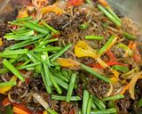 Gambar langkah 14 resipi Japchae.