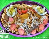 A picture of step 8 of Chana Pulao.