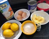 A picture of step 1 of Lemon cake.