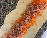 Foto del paso 3 de la receta: Rolls de verduras y atún (tapas de empanadas) 😍