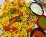 मसाला ए मैजिक मिक्स वेज पुलाव (masala e magic mix veg pulao recipe in Hindi) रेसिपी चरण 10 फोटो