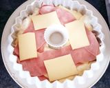 Une image de l'étape 4 de Gâteau jambon raclette😋.