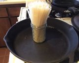 A picture of step 2 of California Farm Celeriac with Shrimp Pasta.