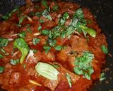 A picture of step 6 of Mutton Karahi.