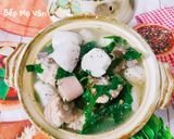 Hình bước làm 4 của món Canh đuôi heo nấu khoai sọ