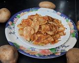 A picture of step 6 of Crispy batata chips for fasting (upvasache crispy batata chips).