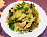 Hình bước làm 3 của món Lá Sách Bò Xào Cải Chua