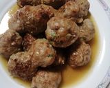 A picture of step 8 of 322 🥩Creamy Meatballs with Celery Leaves 🌿.