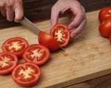 Sült paradicsom krémleves recept fázis 2 fotója