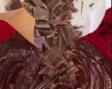 Une image de l'étape 4 de Cake🍰 chocolat noir🍫 et sa crème anglaise🍧.