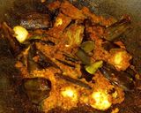 Foto langkah ke 3 dari resep Terong balado rebon dan telur puyuh.