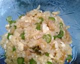 Foto langkah ke 4 dari resep Gerd Nasi goreng kencur daun jeruk(tanpa minyak/butter/margarin).