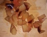 A picture of step 1 of Plum Dates Raisins laddoo.