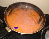 A picture of step 4 of Kadai Paneer.